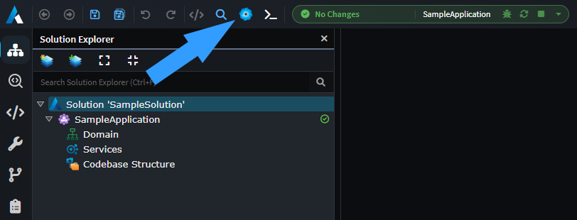 Toolbar button for un-hiding the AI Assistant
