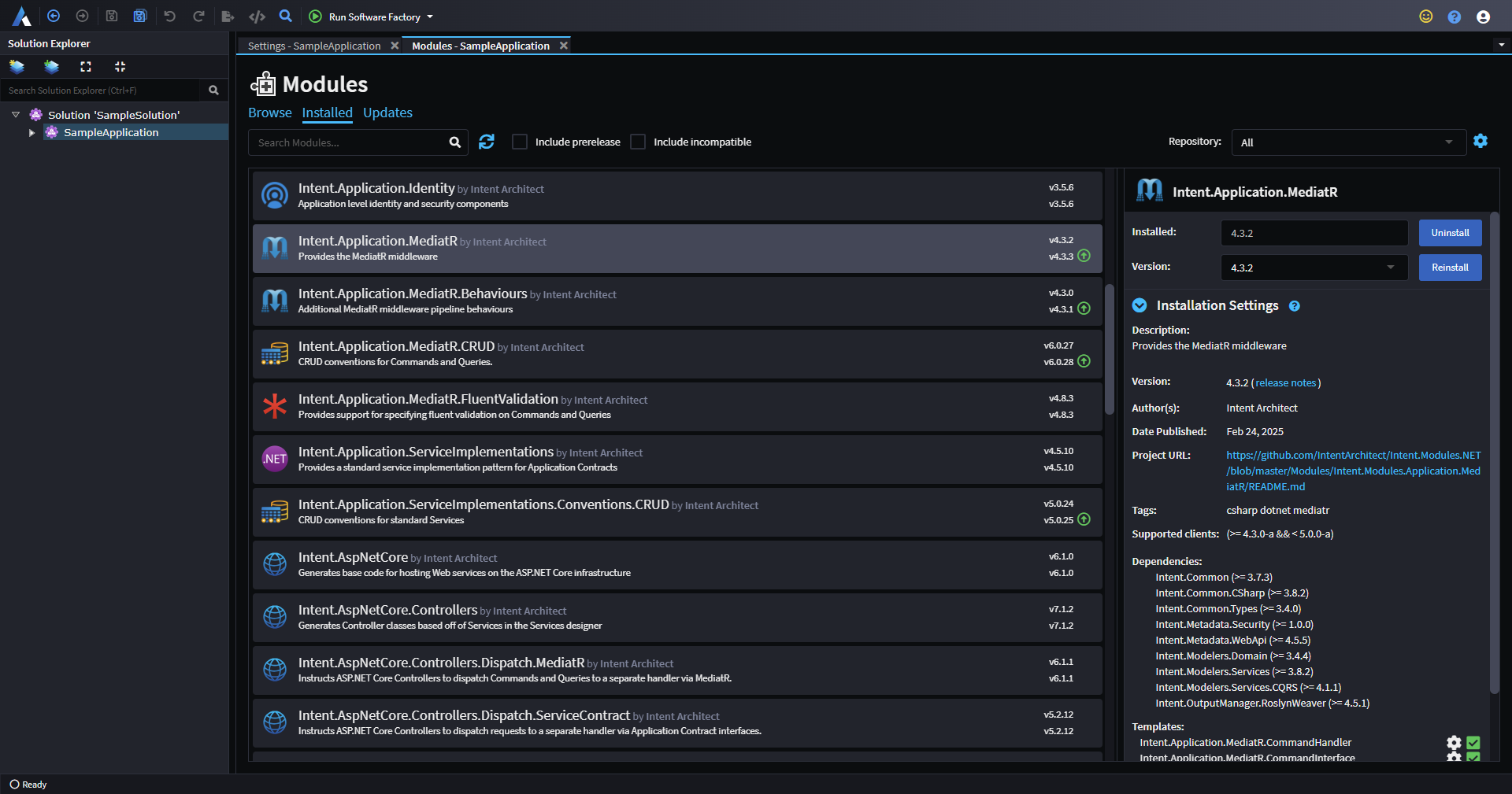 Application Modules