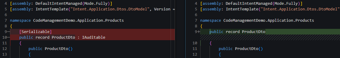Attribute Interface removal