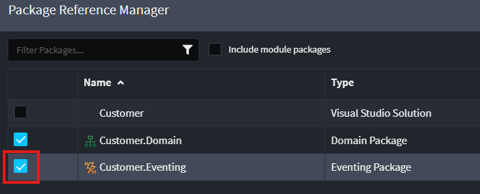 Add Eventing Package