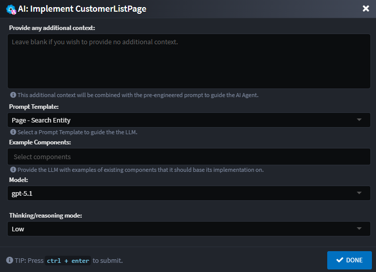 Implement with AI