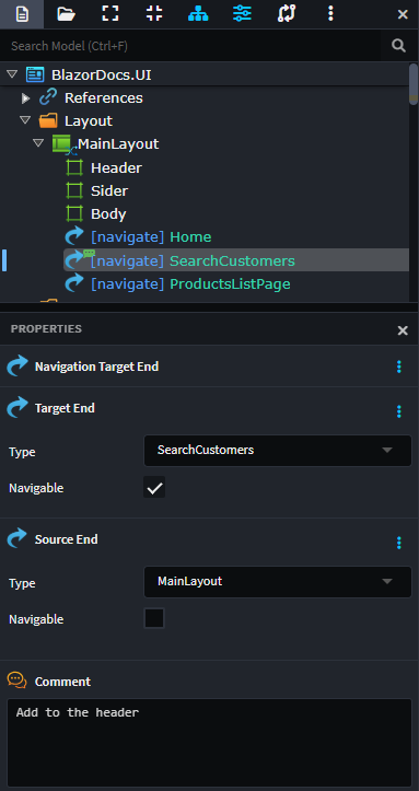 Menu Context