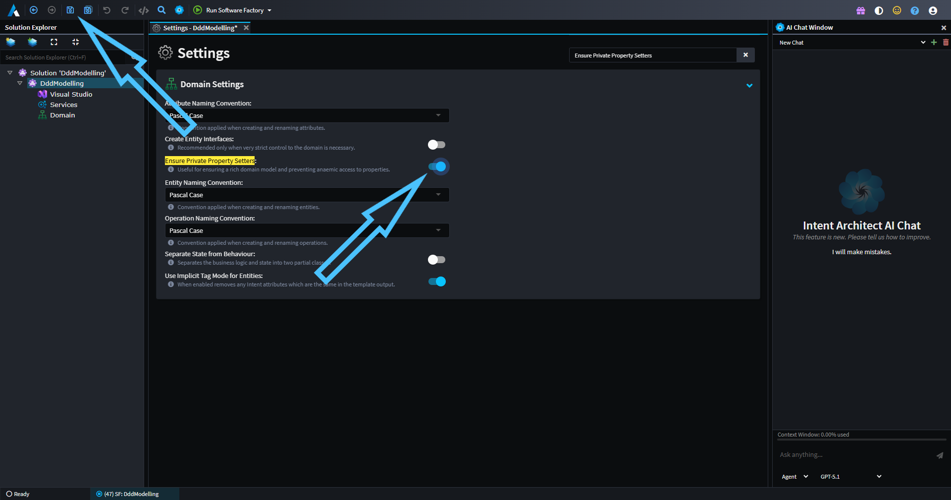 Domain Settings