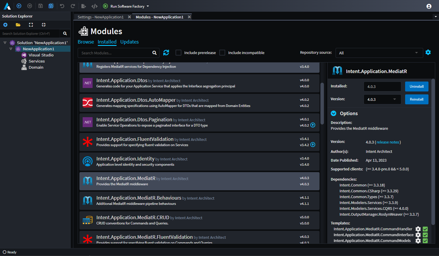 Application Modules