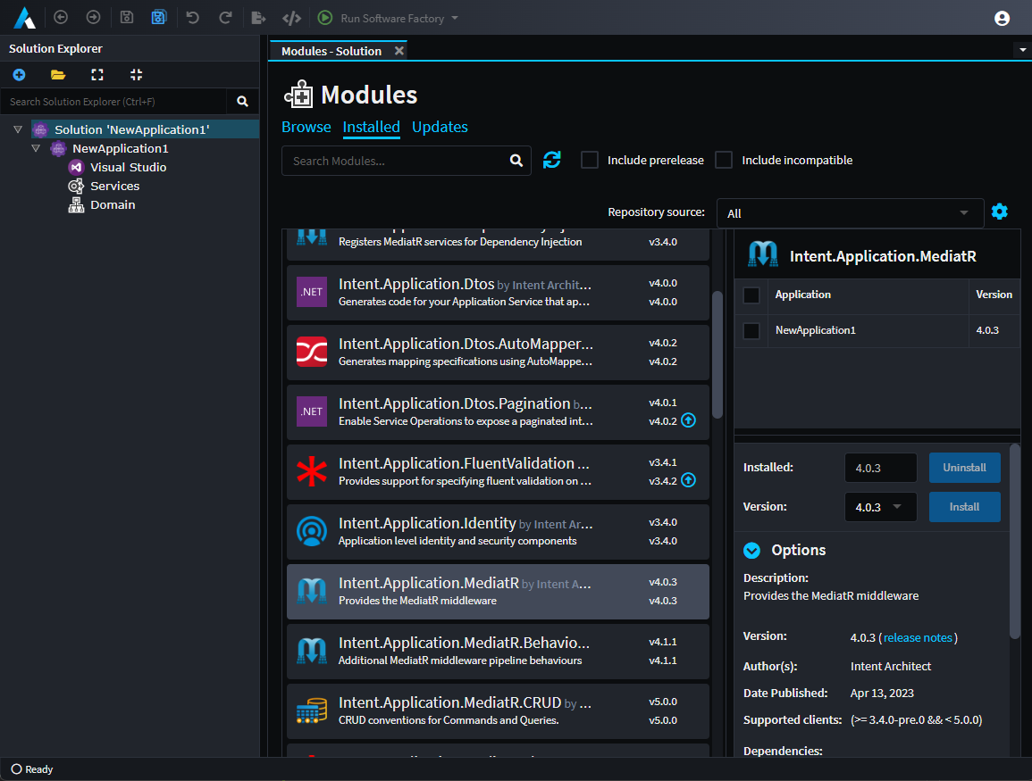 Solution Modules