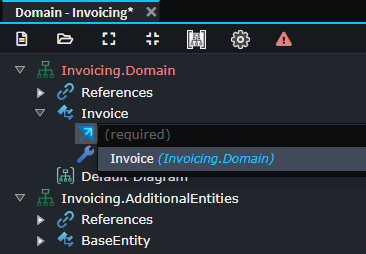 BaseEntity not available for selection