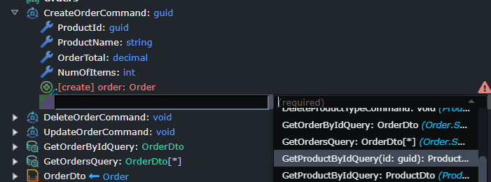 Select Service Operation