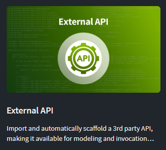 External API