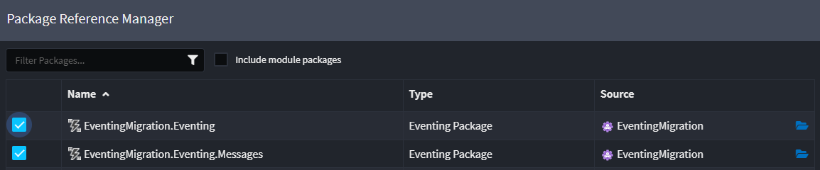 Package Reference Manager