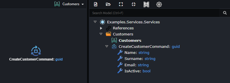 Modeled CQRS Command