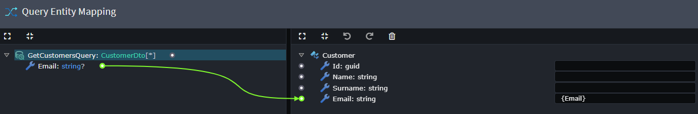 Mapping Field for Query
