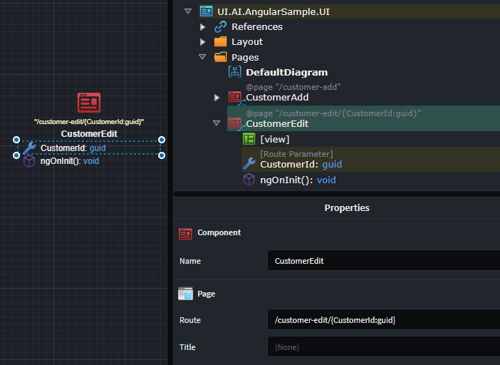 Page with Route Parameters Added