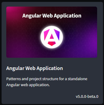 Angular Web Application