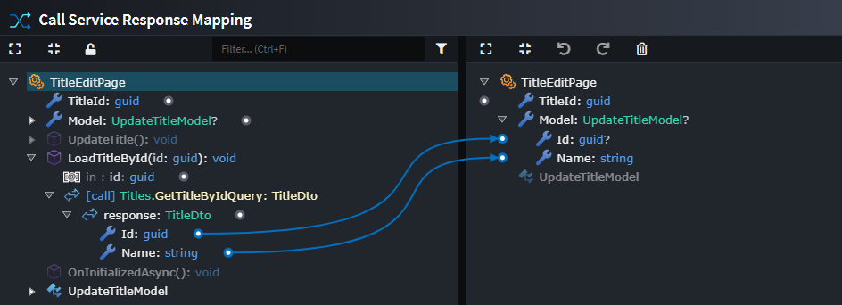 Update Mapping Example