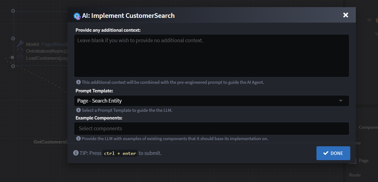 Implement with AI