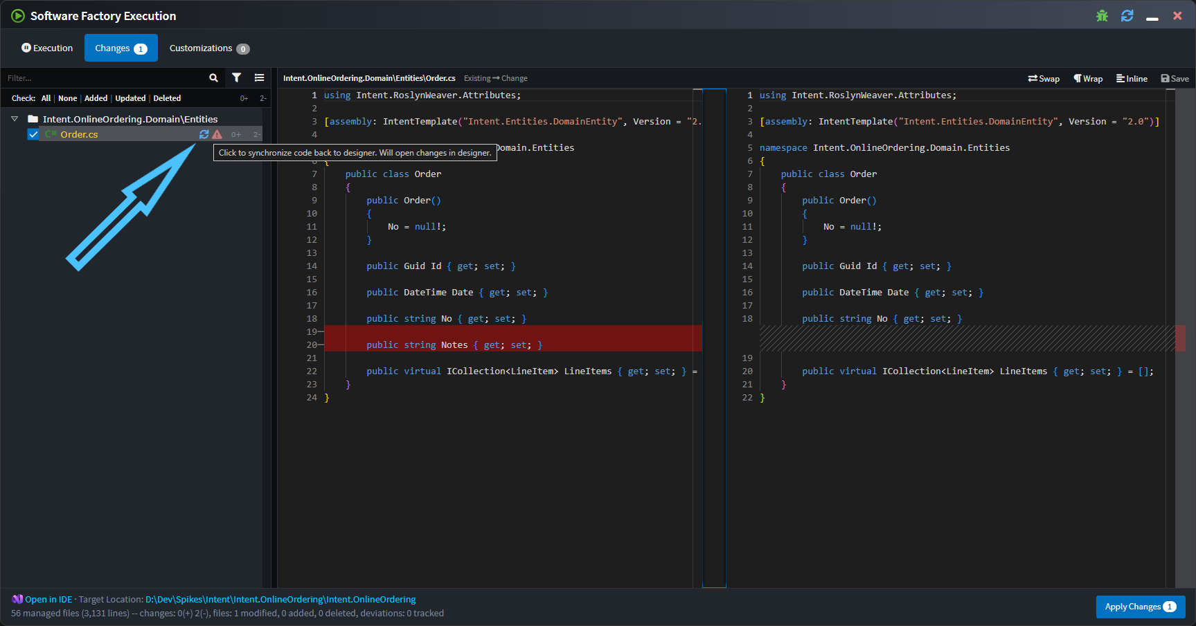 Code to design synchronization available
