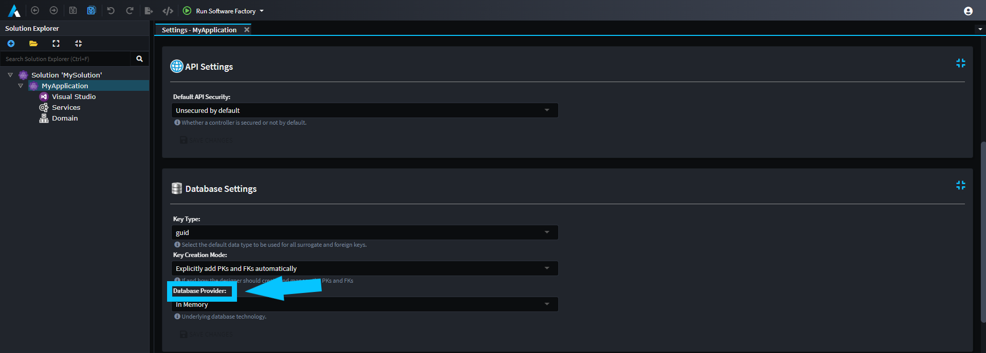 The Module Setting Field Label