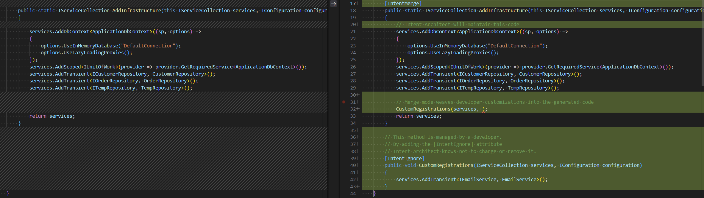 Customization Tracking