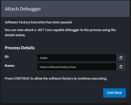 Attach Debugger