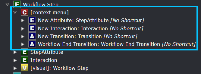 Context Menu Example