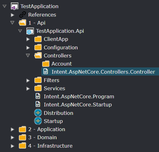 Output Configuration Relative Location Example