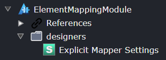 Designer settings
