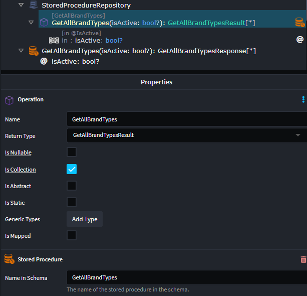 Stored Procedure Stereotype