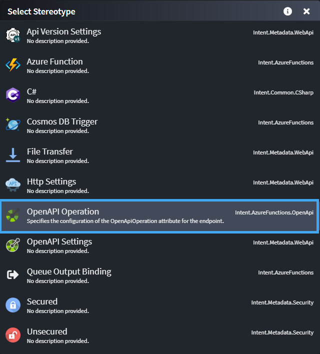 OpenAPI Operation