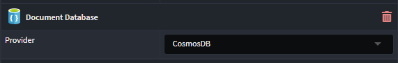 Configure Cosmos DB provider