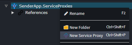 New Service Proxy