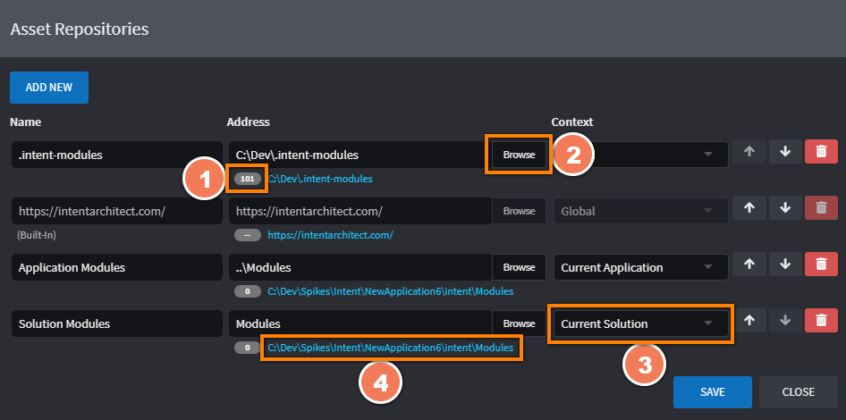 Repository management enhancements