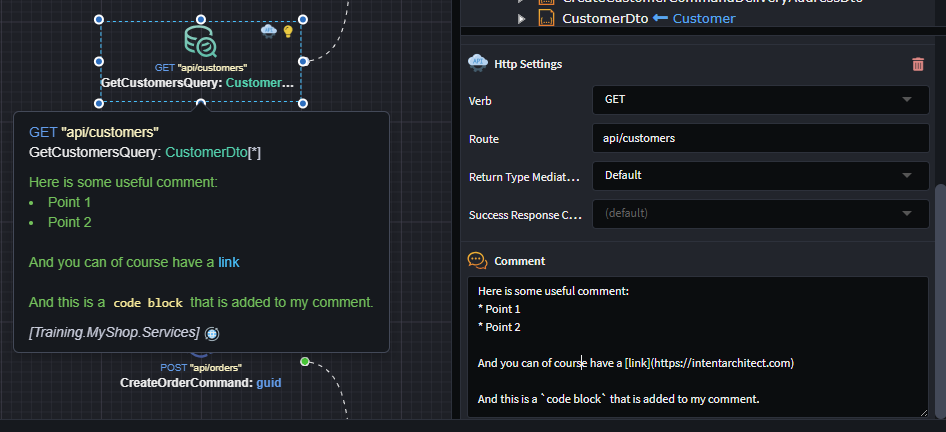 Diagram Popover Example