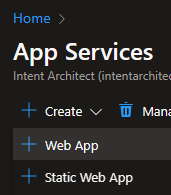 create web app