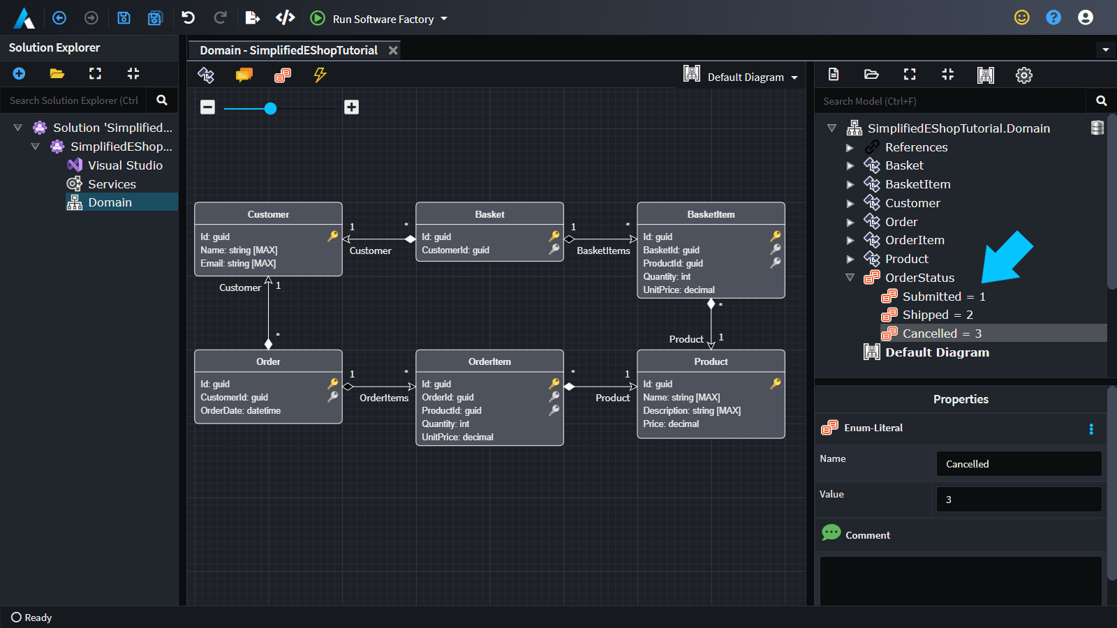 Enum Modeled