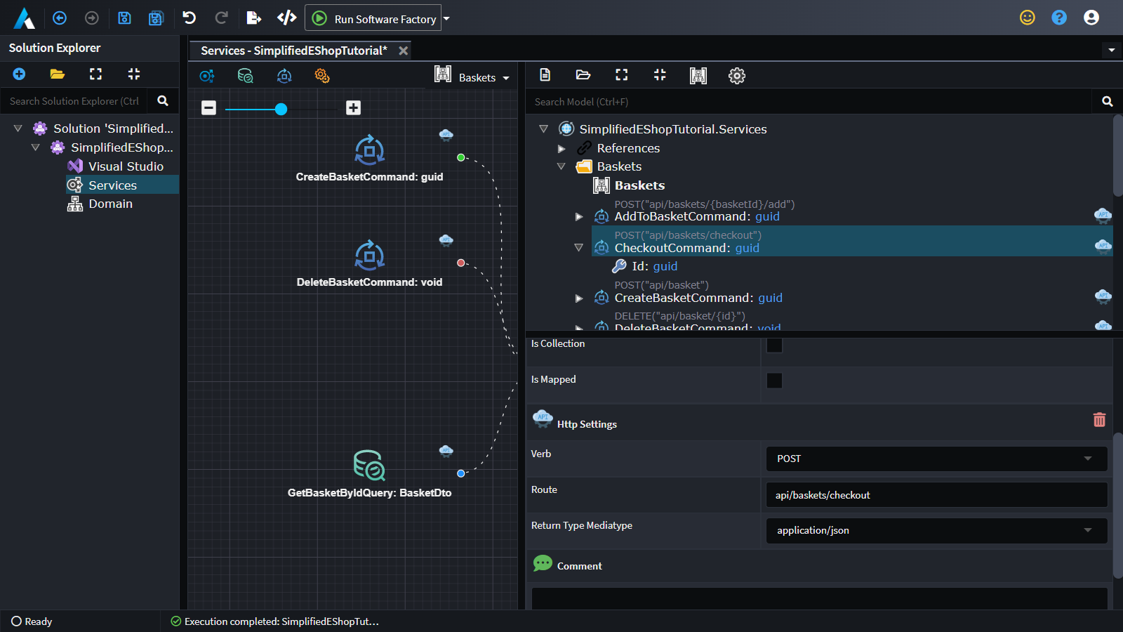 Model CheckoutCommand