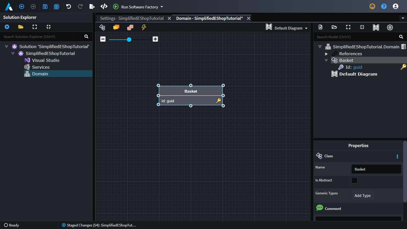 Basket modeled