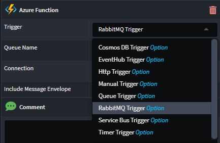 Azure Functions - RabbitMQ Trigger