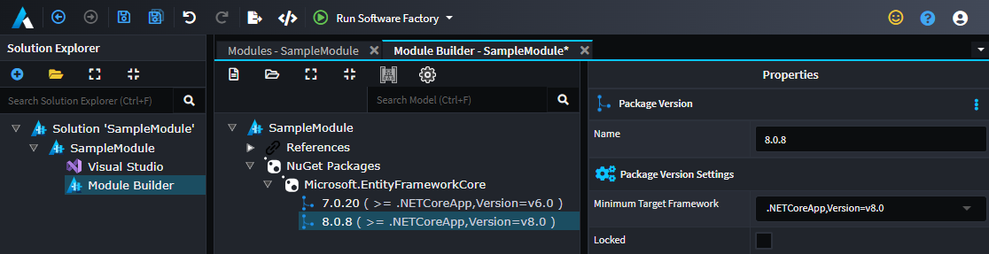 NuGet model