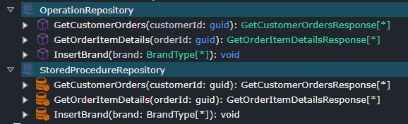 Stored Proc Types