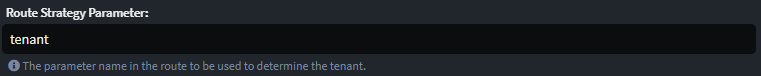 Route parameter