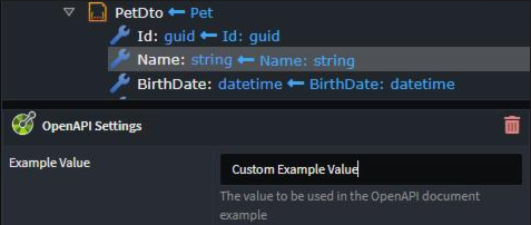 Example value