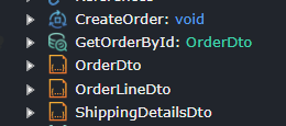 Created Service Elements