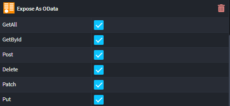 OData EntityFramework Stereotype