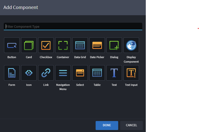 Dynamic Form Tiles Control Type Example