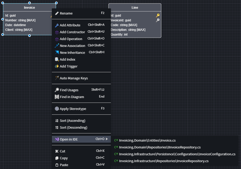 Open in IDE Option