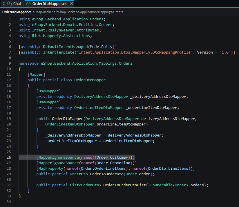 File opened on correct line