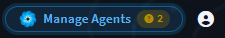 The Manage Agents button on the home screen