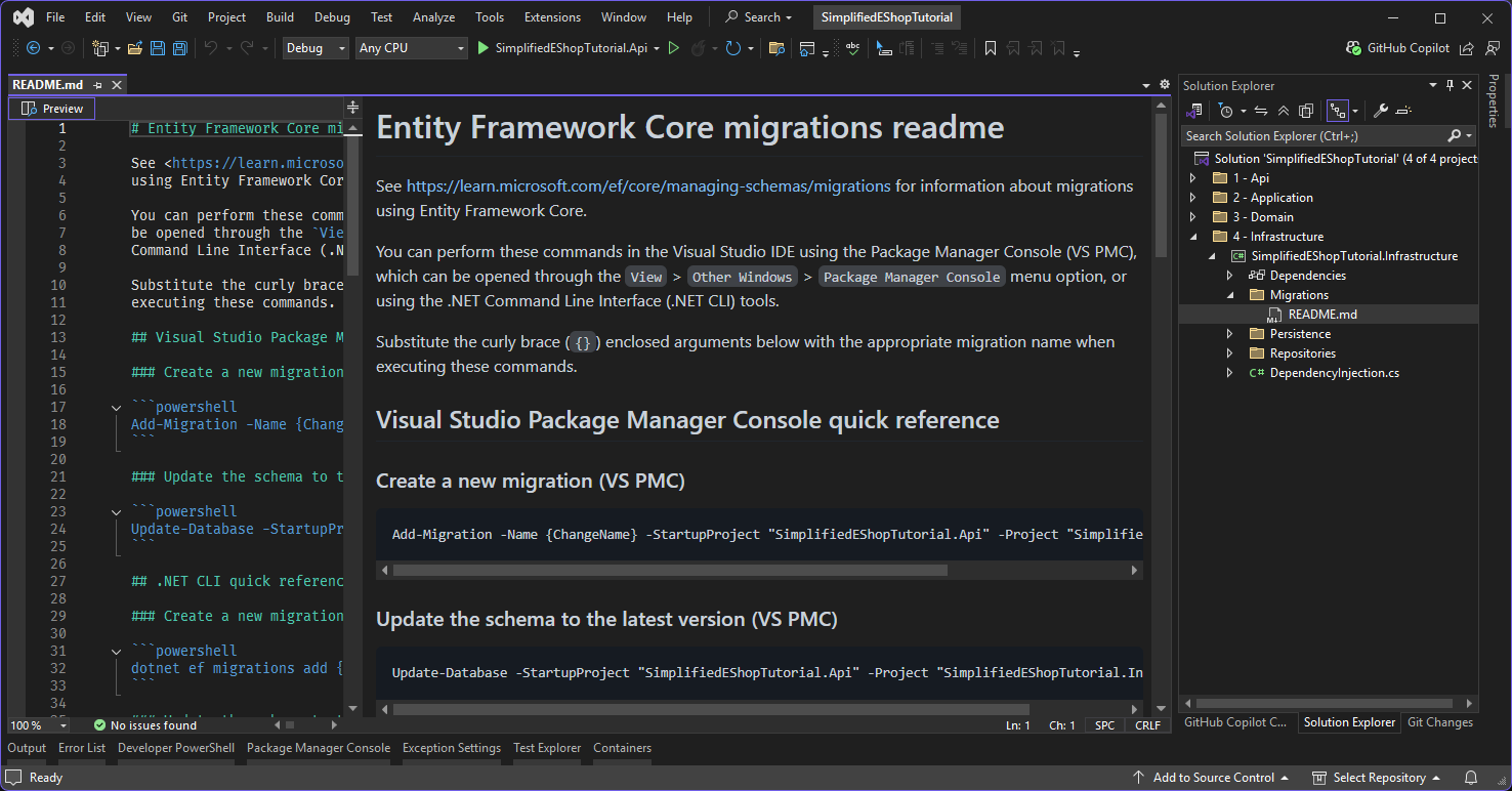 View of README.md