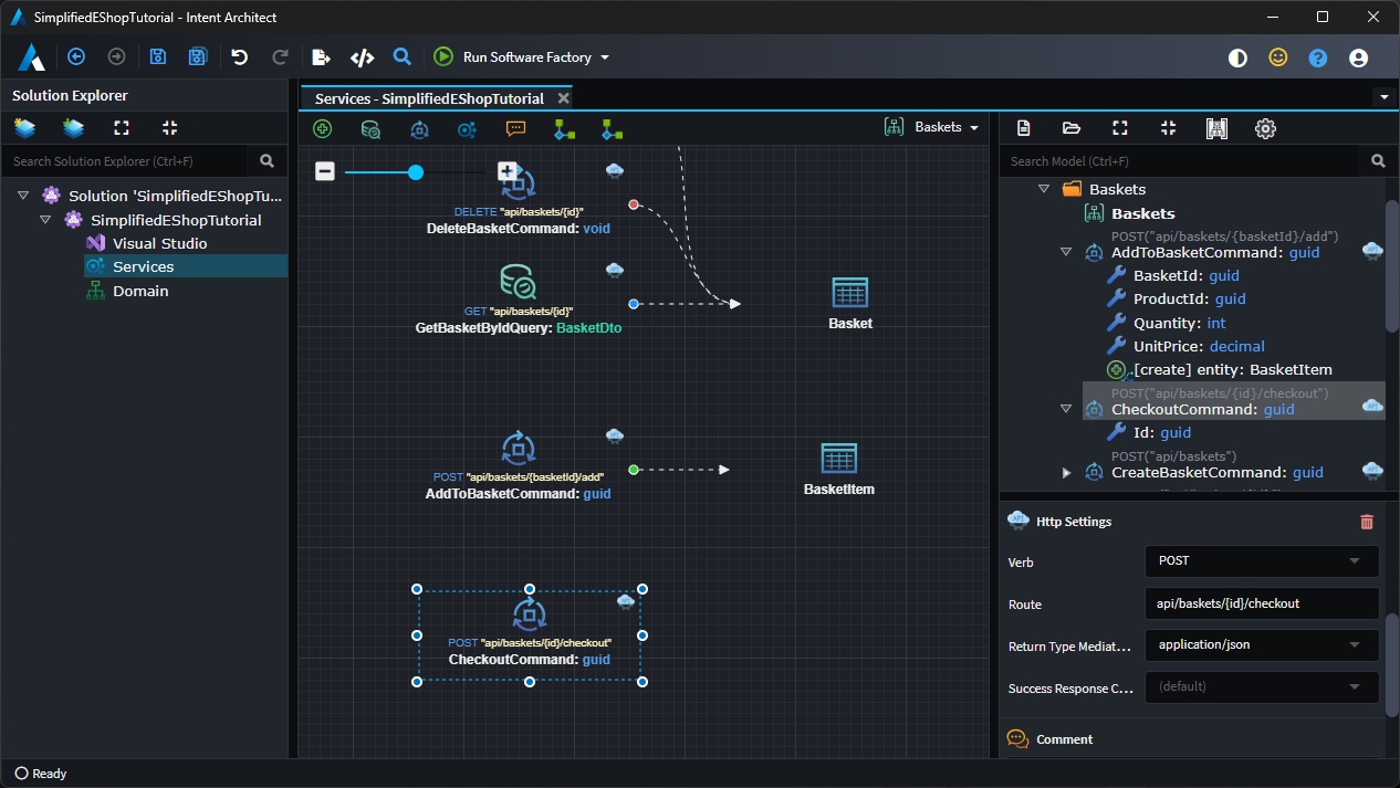 Model CheckoutCommand