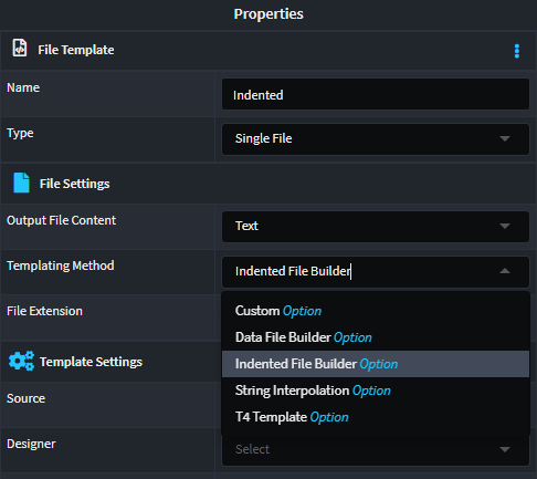 Template Method options
